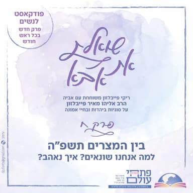 פרק שמיני | בין המצרים תשפ"ה | למה אנחנו שונאים? איך נאהב?