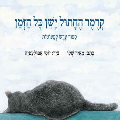 קרמר החתול ישן כל הזמן