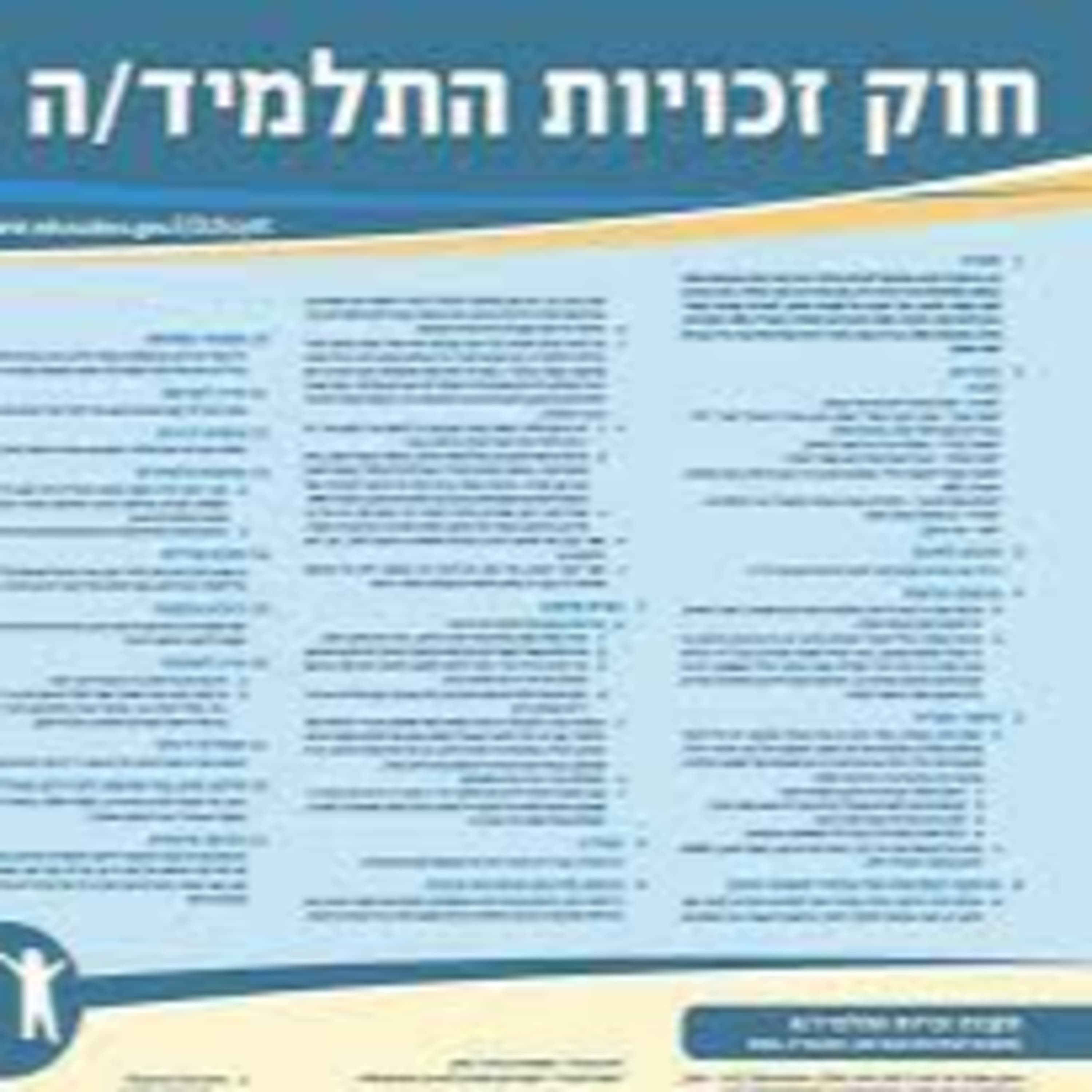 שתי דקות על חוק זכויות התלמיד