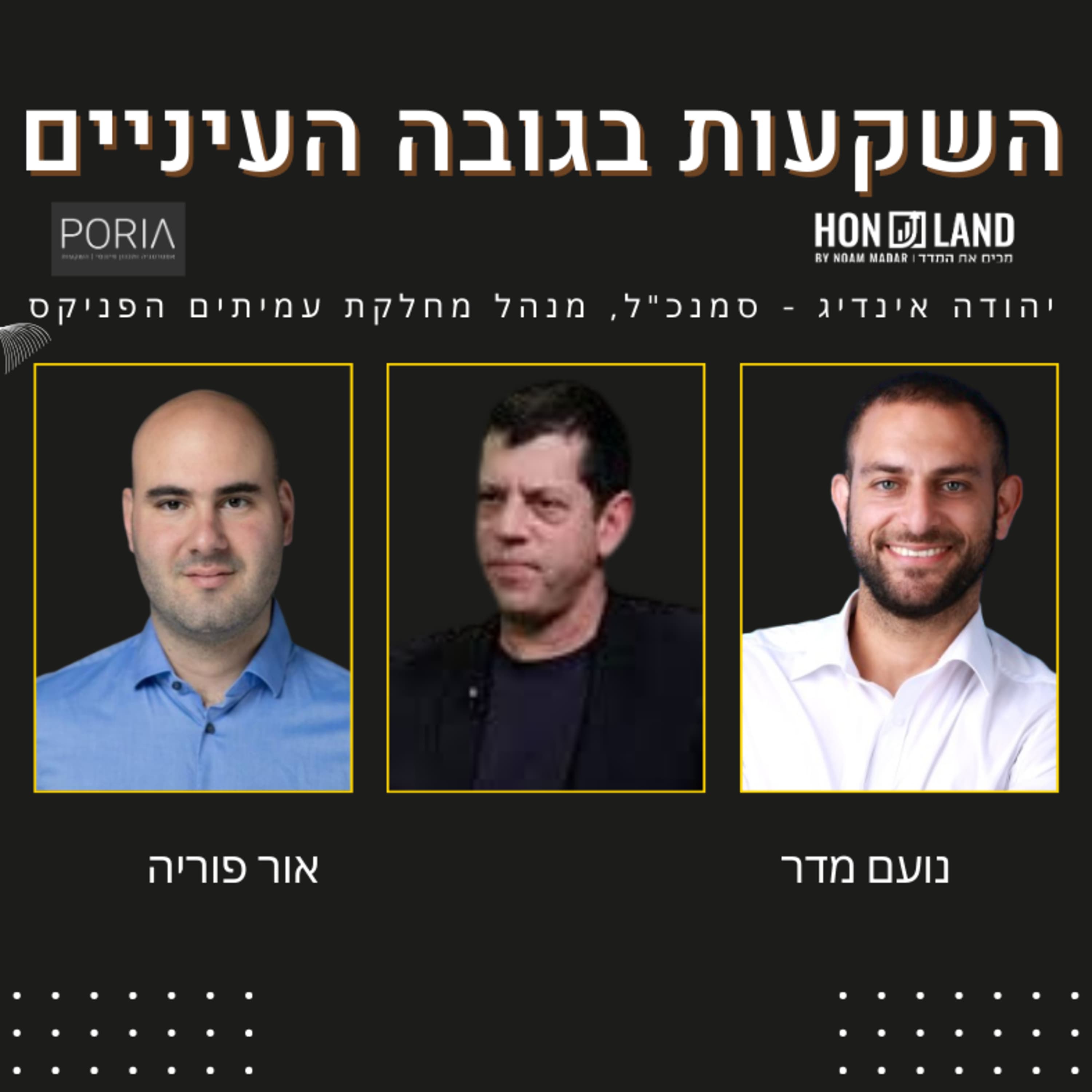 אסטרטגיית ההשקעות של חברת הביטוח הגדולה בישראל(עם יהודה אינדיג - סמנכ"ל, מנהל מחלקת עמיתים הפניקס)