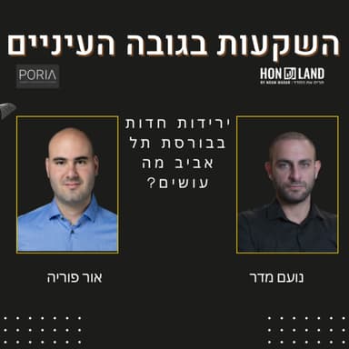 ירידות חדות בבורסת תל אביב, מה עושים?(סקירת שוק ההון הישראלי)