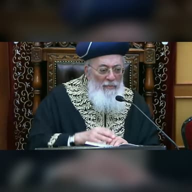 הרב שלמה עמאר - הלכות ליל הסדר