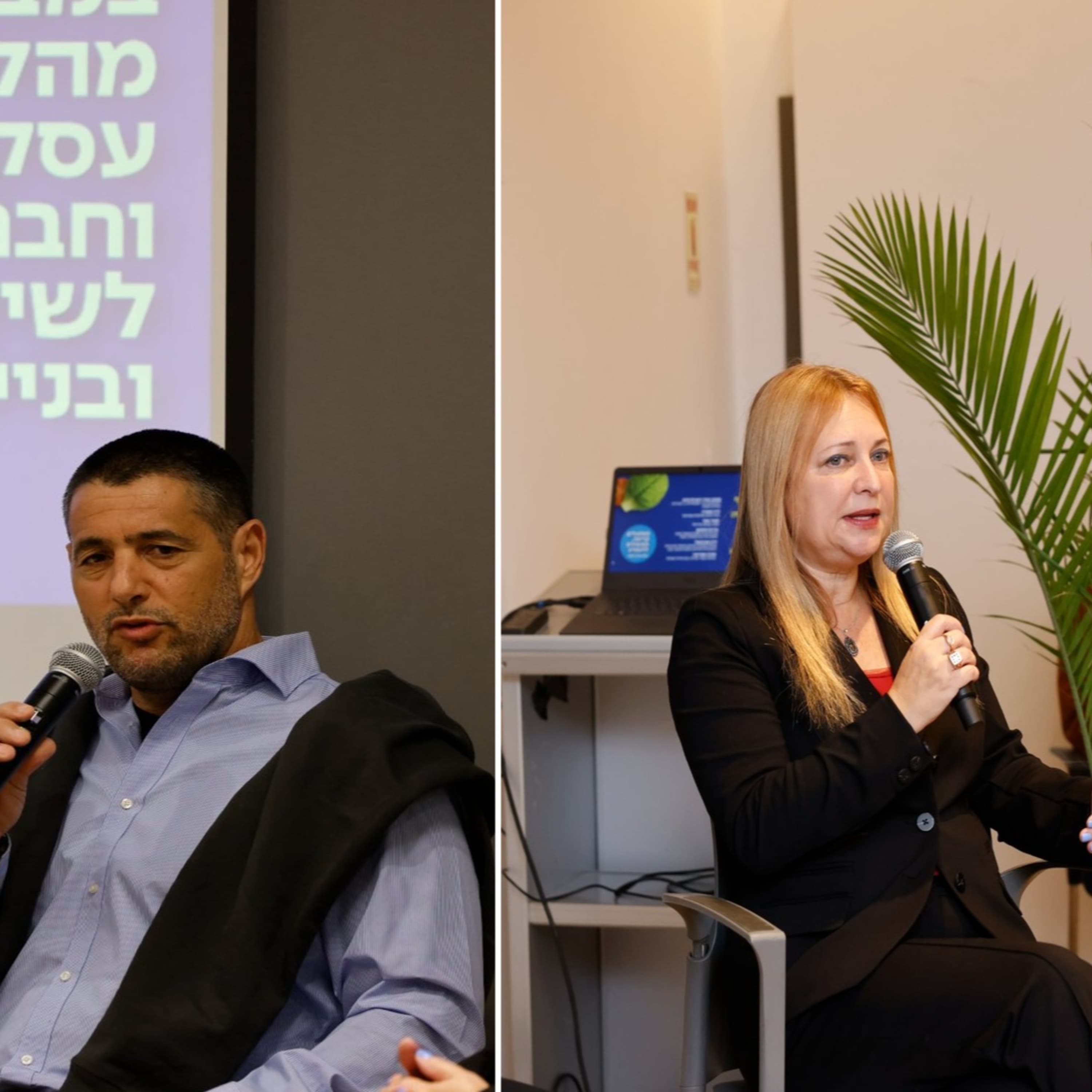 על קליטת פצועי צה"ל ונגישות על מלא. עם רפאל ועזריאלי