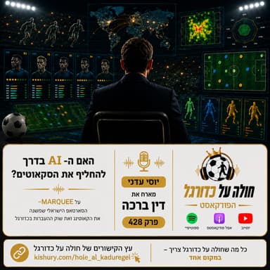 428 | ה-AI יחליף את הסקאוטים? על MARQUEE, הסטארטאפ הישראלי שמשנה את הסקאוטינג ושוק ההעברות בכדורגל