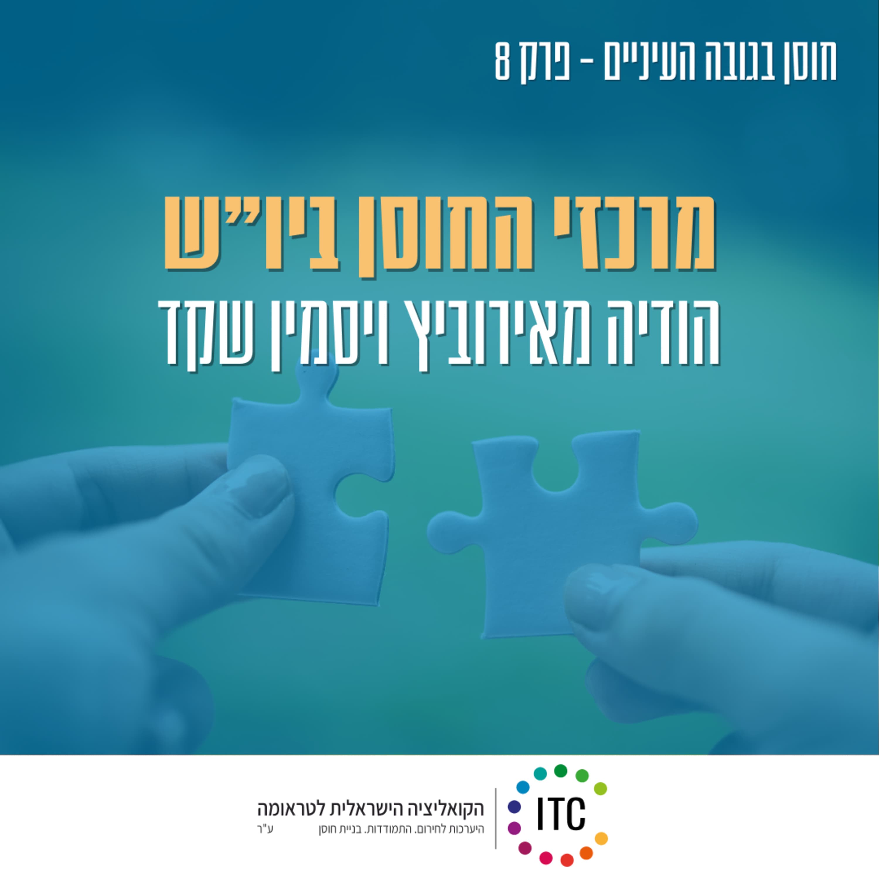 8 - מרכזי החוסן ביו"ש - הודיה מאירוביץ מנהלת מרכז חוסן יהודה ויסמין שקד מנהלת מרכזי החוסן באיו"ש