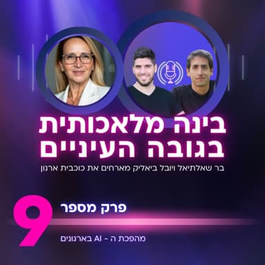 כוכבית ארנון | מהפכת ה - AI בארגונים | בינה מלאכותית בגובה העיניים | פרק 9