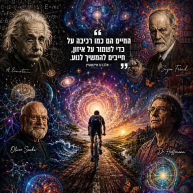 החיים הם לא יעד. הם רכיבה.