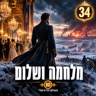 34 · מלחמה ושלום: אפוס רוסי על נפוליאון, אהבה וגורל, והשאלה מי באמת מניע את ההיסטוריה | הגולם הדיגיטלי 8D