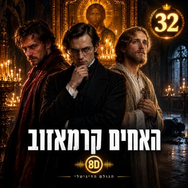 32 · האחים קרמאזוב: שלושה אחים, אב שנרצח, והשאלה הגדולה על אלוהים, אמונה וספק | הגולם הדיגיטלי 8D