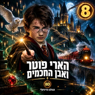 8 · הארי פוטר ואבן החכמים: היתום שגילה שהוא קוסם, והרשע שלא מת | הגולם הדיגיטלי 8D