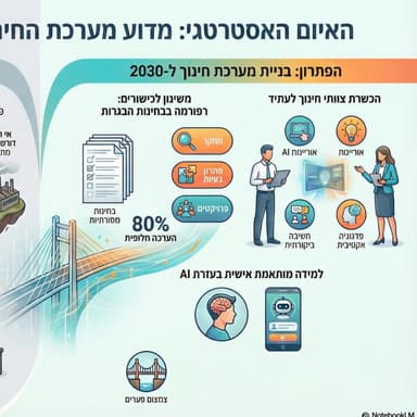 בתי הספר והחינוך בישראל 2030 מה להוסיף ומה לזרוק״ ואיך כל זה קשור לארגונים