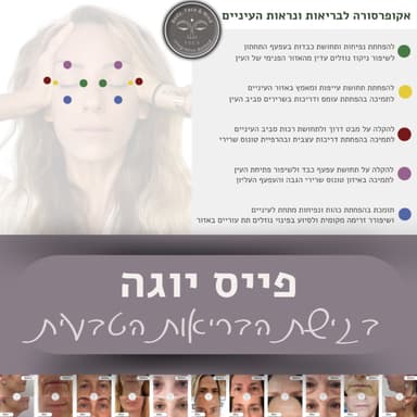 שיפור הראייה בשיטת הפייס יוגה בגישת הבריאות הטבעית