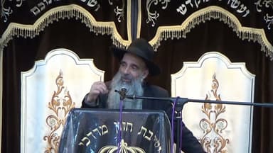 הרב מאיר דוד שמואלי - פרשת אמור