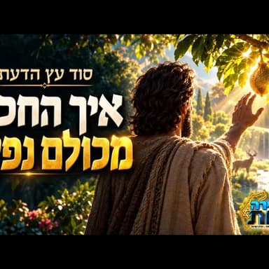איך החכם מכולם נפל כאן? הסיבה המפתיעה לחטא אדם הראשון ומה שהיא חושפת על ההחלטות שאנחנו מקבלים כל יום