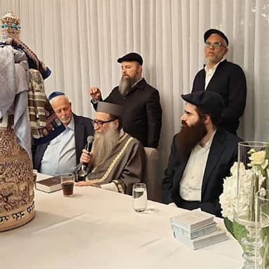 דברי תורה מחזקים - מפי האדמו"ר רבי יאשיהו יוסף פינטו שליט"א - יום שלישי - ד' בתשרי - תשפ"ז - ישראל