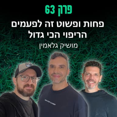 פרק 63: פחות ופשוט זה לפעמים הריפוי הכי גדול - מושיק גלאמין
