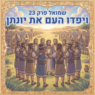 שמואל פרק 23 - ויפדו העם את יונתן