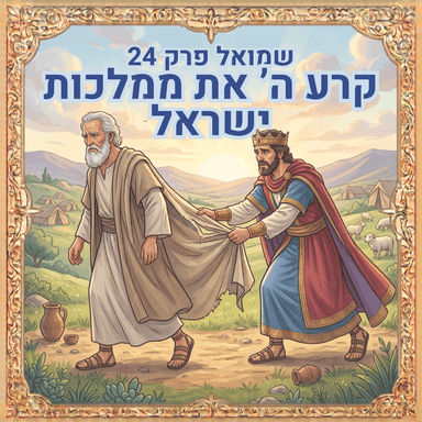 טעימה מפרק - שמואל פרק 24 - קרע ה' את ממלכות ישראל