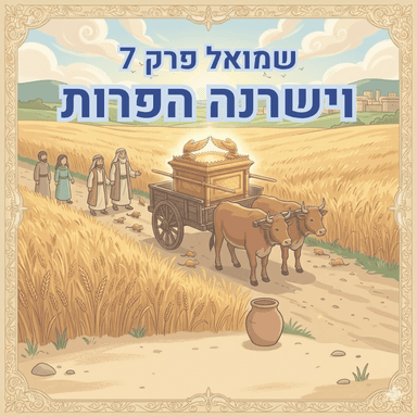 שמואל פרק 7 - וַיִּשַּׁרְנָה הַפָּרוֹת