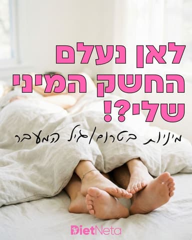 לאן נעלם החשק המיני שלי? מיניות בטרום וגיל המעבר