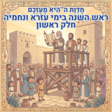 חֶדְוַת ה' הִיא מָעֻזְּכֶם - ראש השנה בימי עזרא ונחמיה חלק 1