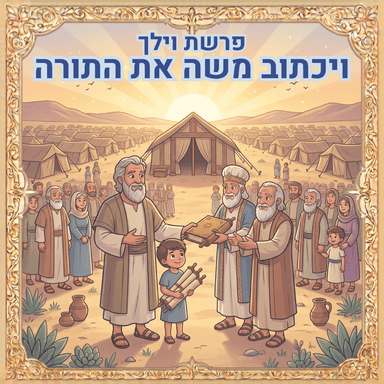טעימה מפרק - פרשת וילך - ויכתוב משה את התורה