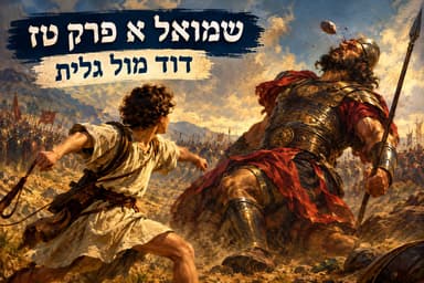 שמואל א פרק יז (חלק 2) - דוד וגלית בשדה הקרב