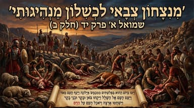 שמואל א פרק יד (2) - מנצחון צבאי לכשלון מנהיגותי