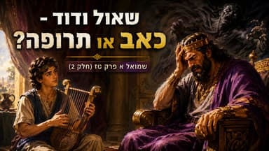 שמואל א פרק טז (חלק 2) ותחילת פרק יז - דוד ושאול נפגשים