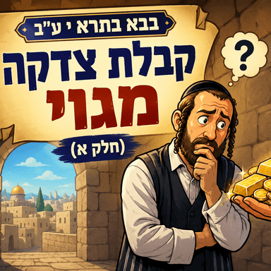 בבא בתרא י ע"ב - קבלת צדקה מגוי (חלק א)