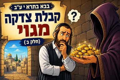 בבא בתרא י ע"ב - קבלת צדקה מגוי (חלק ב)