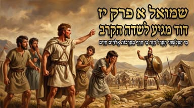 שמואל א פרק יז - דוד מגיע לשדה הקרב
