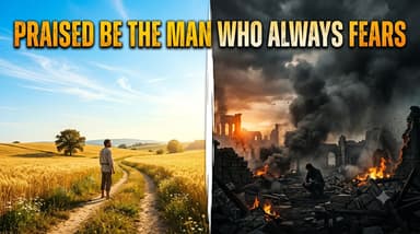"Happy is the Man Who Fears Always" - Remembering the destruction in Times of Peace