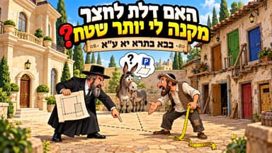 בבא בתרא יא ע"א - חצר מתחלקת לפי פתחיה