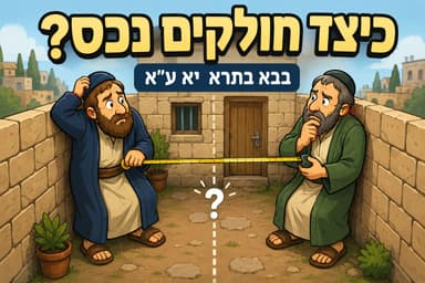 בבא בתרא יא ע"א - כיצד חולקים נכס משותף?