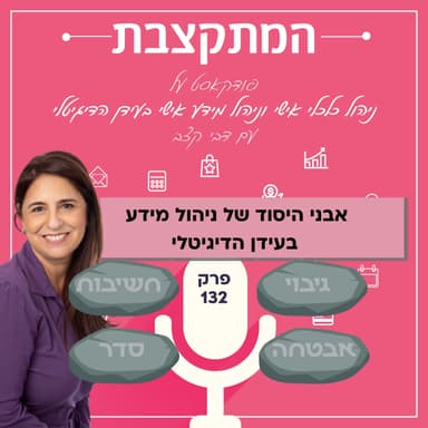 אבני היסוד של ניהול מידע בעידן הדיגיטלי - פרק 132
