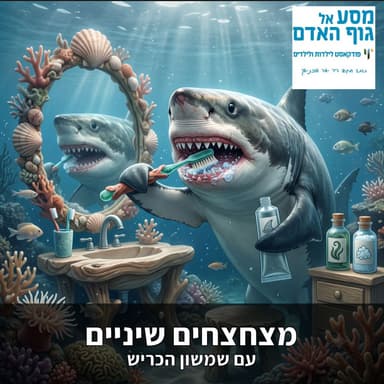 מצחצחים שיניים עם שמשון הכריש!