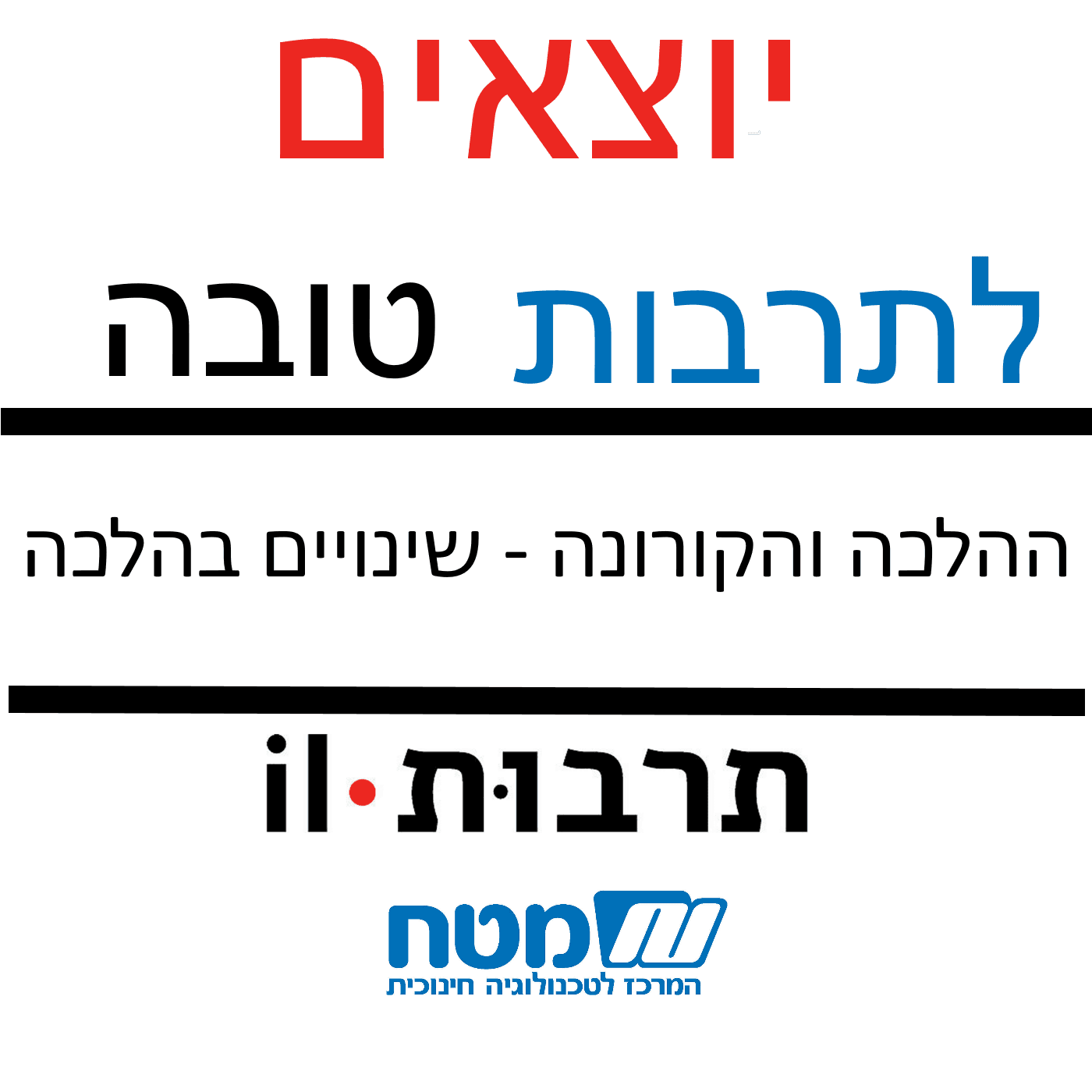הלכה וקורנה - שינויים בהלכה במבט מהיר