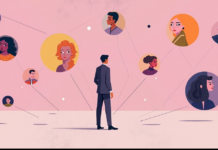 6,178 אורחים, ואף אחד מהם אינו צומת איור: עיגולי דיוקן מרחפים בלי קווים שמחברים ביניהם